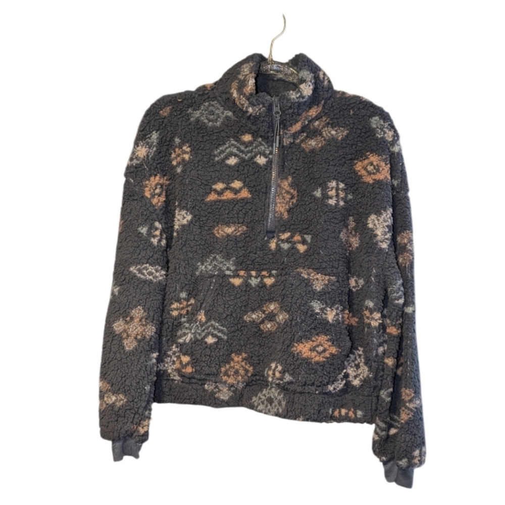 Hippie Rose Aztec Crop Sherpa‎ Small